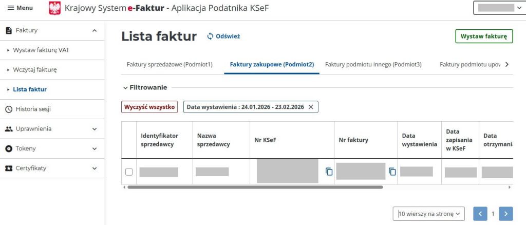 Podstawy z obsługi KSef biuro rachunkowe Łódź HALSZKA 4